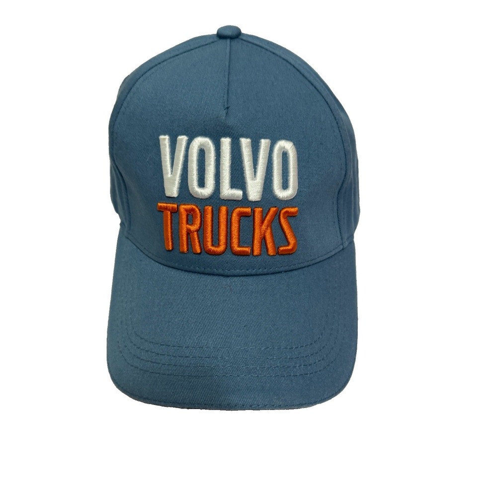 Volvo Trucks Hat Official Volvo Merchandise Blue Orange Embroidered Cap NWT